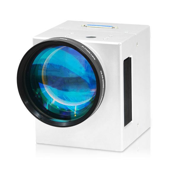 galvo head with f-theta lens