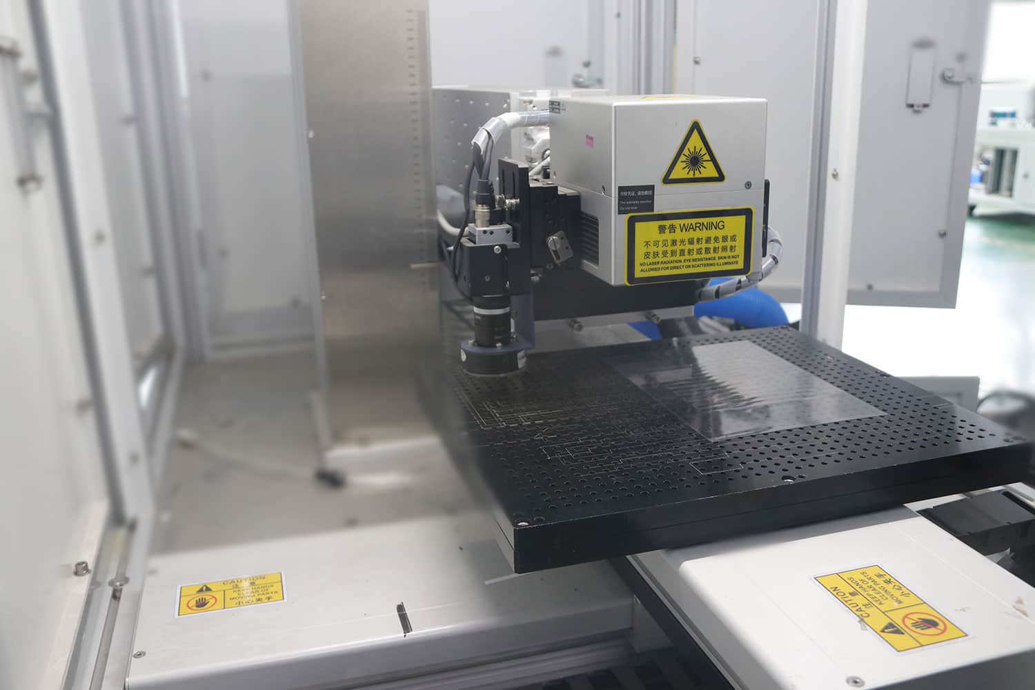 Infinite Field of View (IFOV) 4‑Axis Large Area Processing System